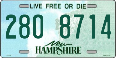 NH license plate 2808714