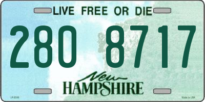 NH license plate 2808717