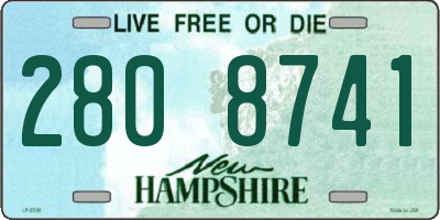 NH license plate 2808741