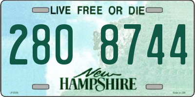 NH license plate 2808744