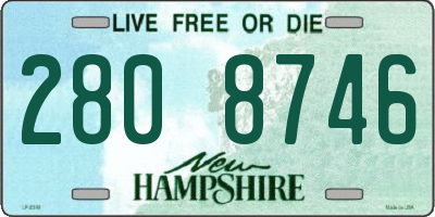 NH license plate 2808746