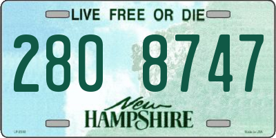 NH license plate 2808747