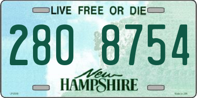 NH license plate 2808754