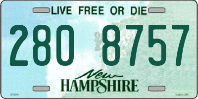 NH license plate 2808757