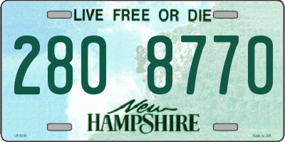 NH license plate 2808770