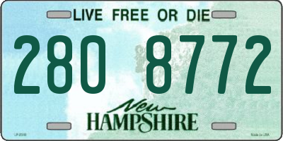 NH license plate 2808772