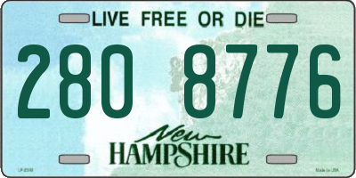 NH license plate 2808776