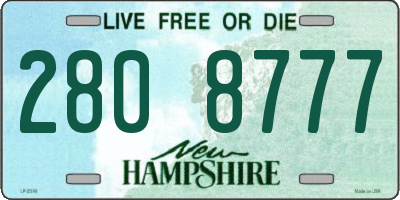 NH license plate 2808777