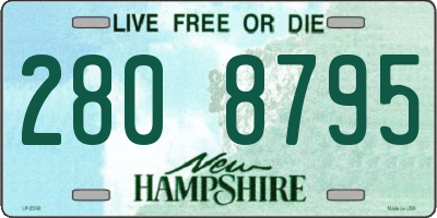 NH license plate 2808795