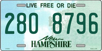 NH license plate 2808796