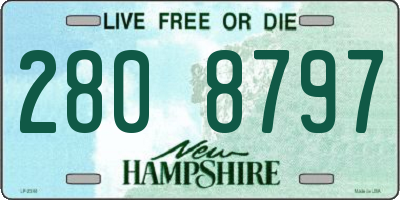 NH license plate 2808797