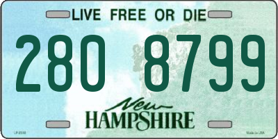 NH license plate 2808799