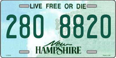 NH license plate 2808820