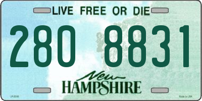 NH license plate 2808831