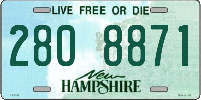 NH license plate 2808871