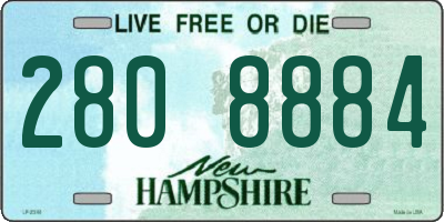NH license plate 2808884