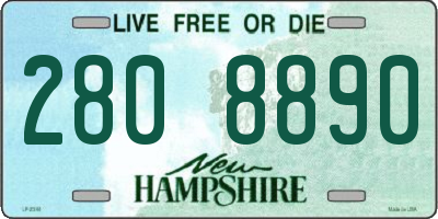 NH license plate 2808890