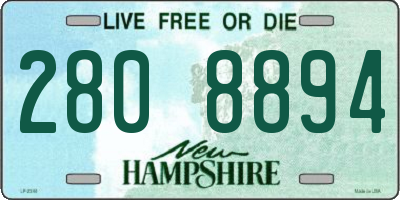 NH license plate 2808894