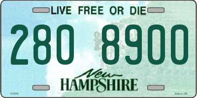 NH license plate 2808900