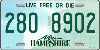 NH license plate 2808902