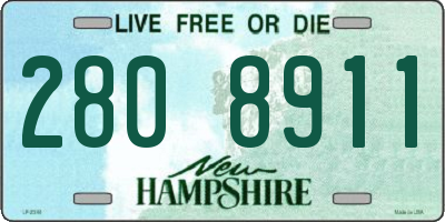 NH license plate 2808911