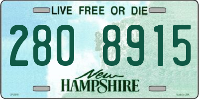 NH license plate 2808915