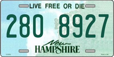 NH license plate 2808927