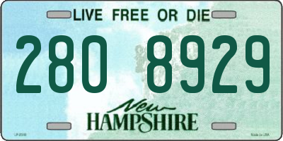 NH license plate 2808929