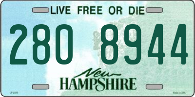 NH license plate 2808944