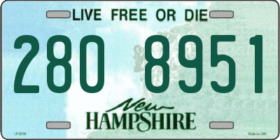NH license plate 2808951