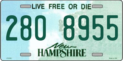 NH license plate 2808955