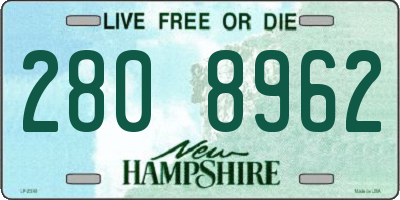 NH license plate 2808962