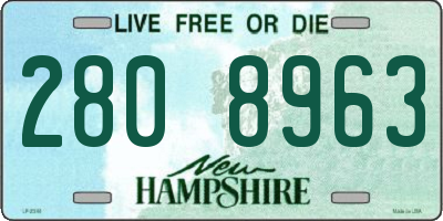 NH license plate 2808963