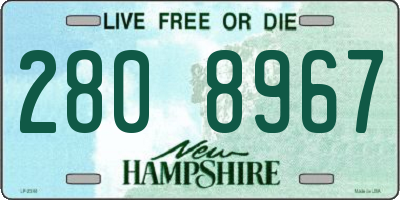 NH license plate 2808967