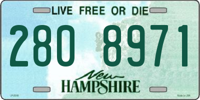 NH license plate 2808971