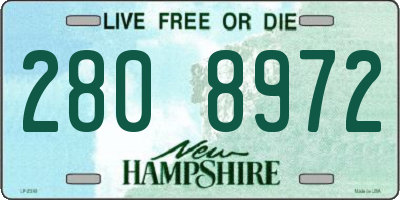 NH license plate 2808972