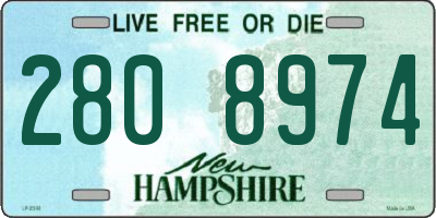 NH license plate 2808974