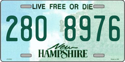 NH license plate 2808976