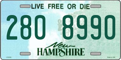 NH license plate 2808990