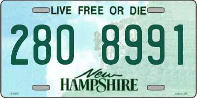 NH license plate 2808991