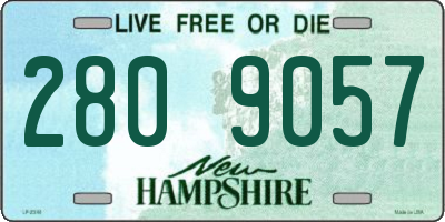 NH license plate 2809057