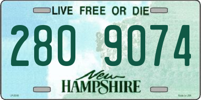 NH license plate 2809074