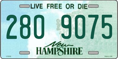 NH license plate 2809075