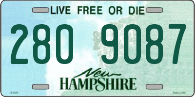 NH license plate 2809087