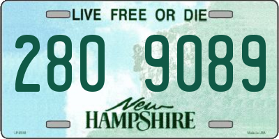 NH license plate 2809089
