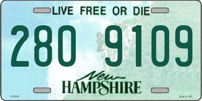 NH license plate 2809109