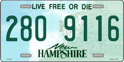 NH license plate 2809116