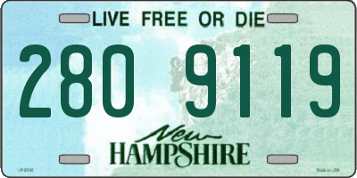 NH license plate 2809119