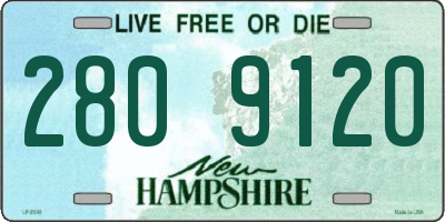 NH license plate 2809120