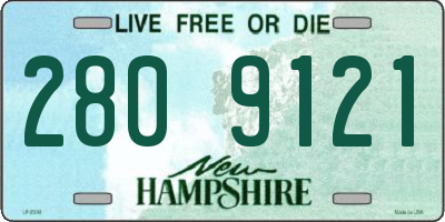 NH license plate 2809121